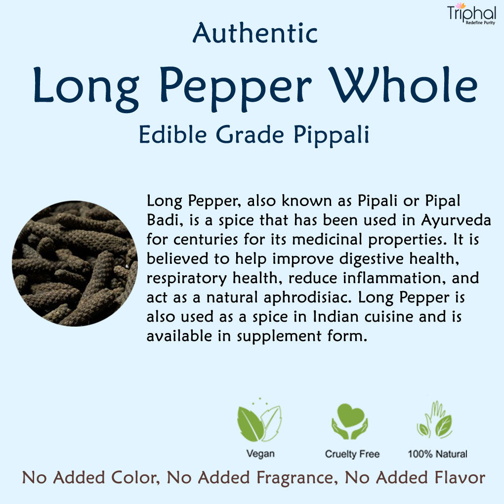 Triphal Long Pepper – Pipali – Pipal Badi | Authentic Indian Herb For Wellbeing