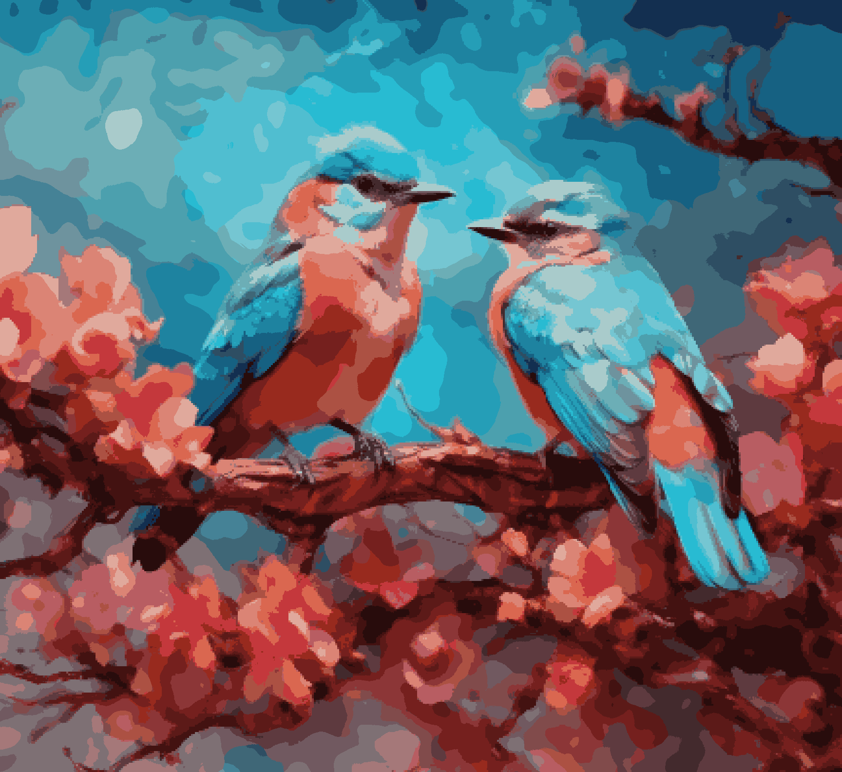 Love Birds Sparrow