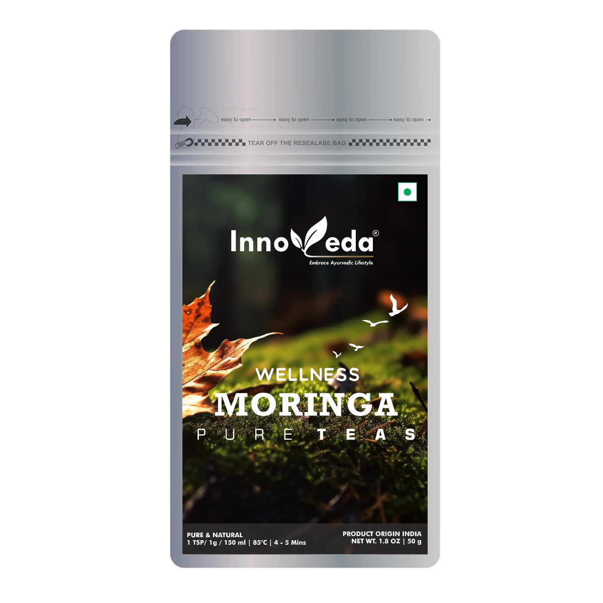 Innoveda Moringa Leaf Tea - 50 gms