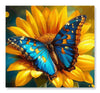 Paint Waint Harmony in Bloom - Butterfly Fetching Sunflower