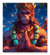 Paint Waint Traquil Warrior Hanuman's Spiritual Power