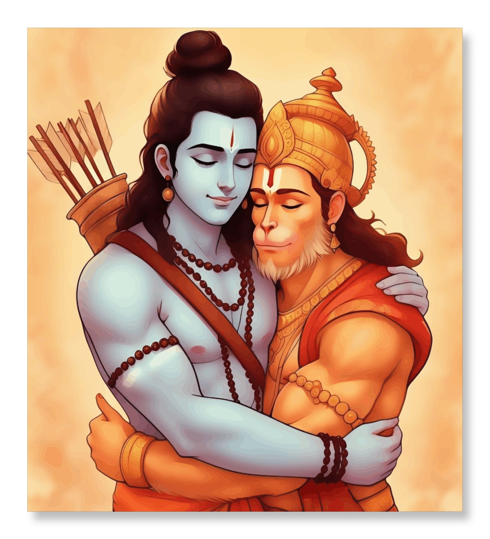 Rama and Hanumana