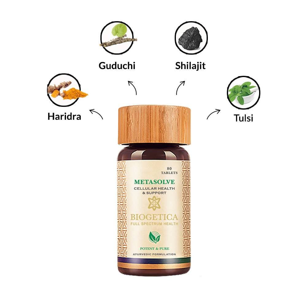 Biogetica Metasolve (Cellular Health And Immune Support) - 80 Tablets