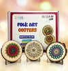 Creste DIY Folk Art Mandala Coaster Making Kit 5years+
