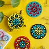 Doodles Round Mandala Coasters Kit