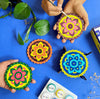 Doodles Sculpted Mandala Coasters Kit