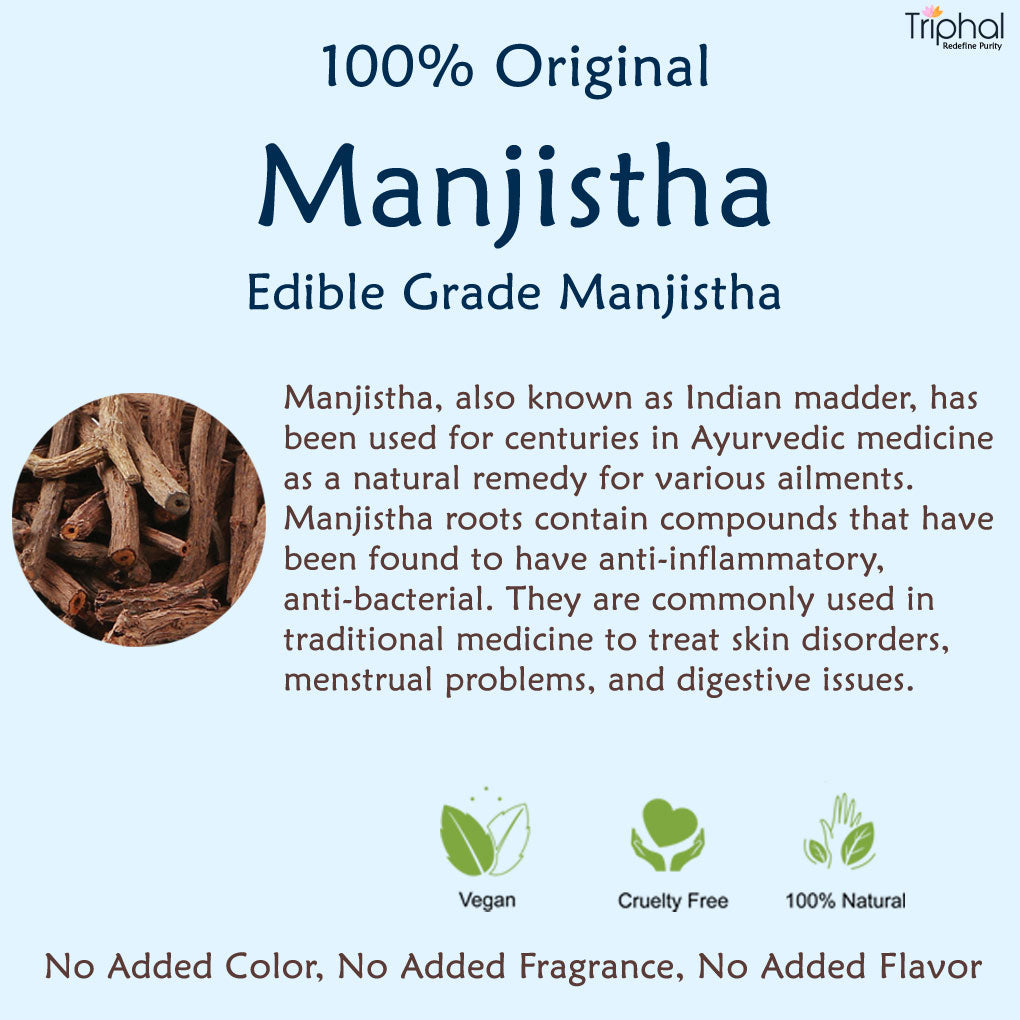 Triphal Manjistha Roots - Manjith Jadd - Indian Madder