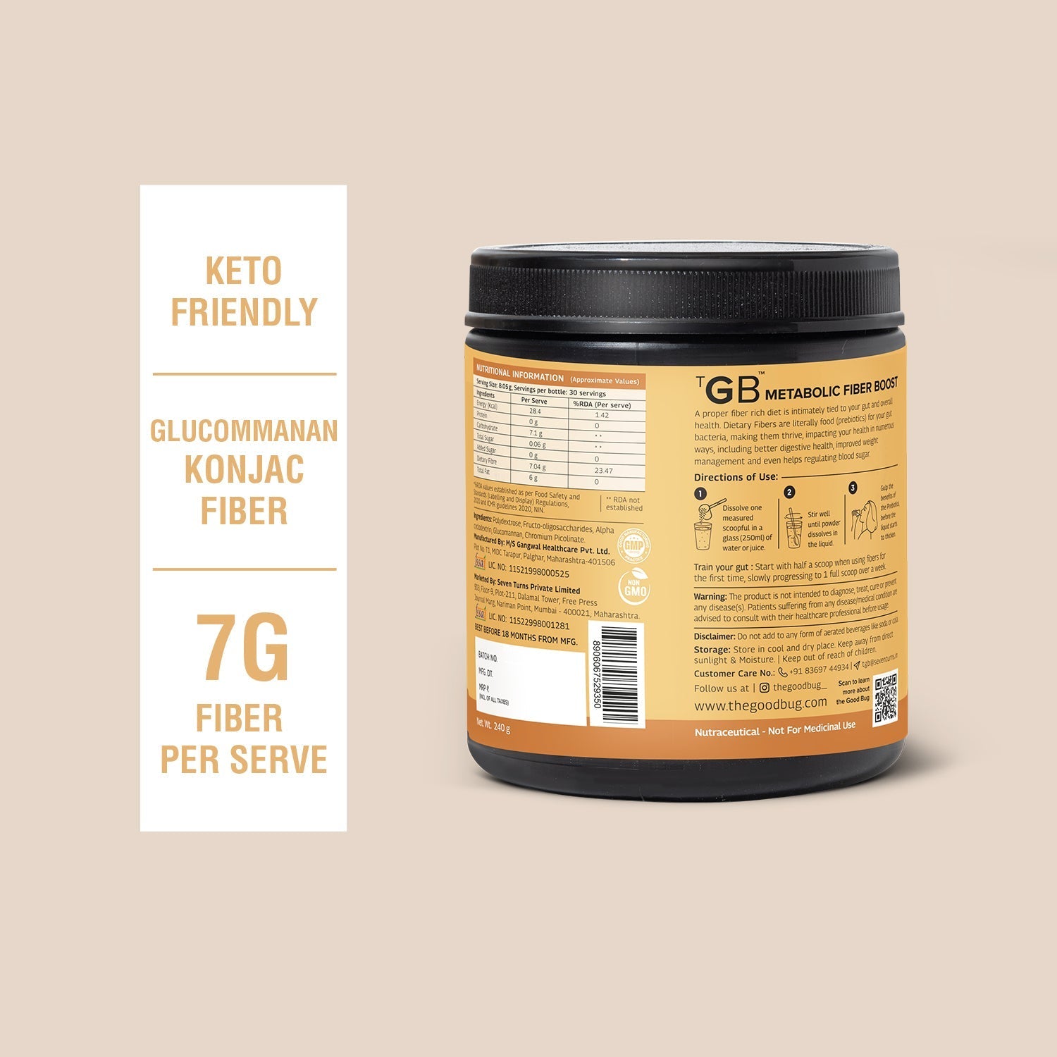 The Good Bug Metabolic Fiber Boost