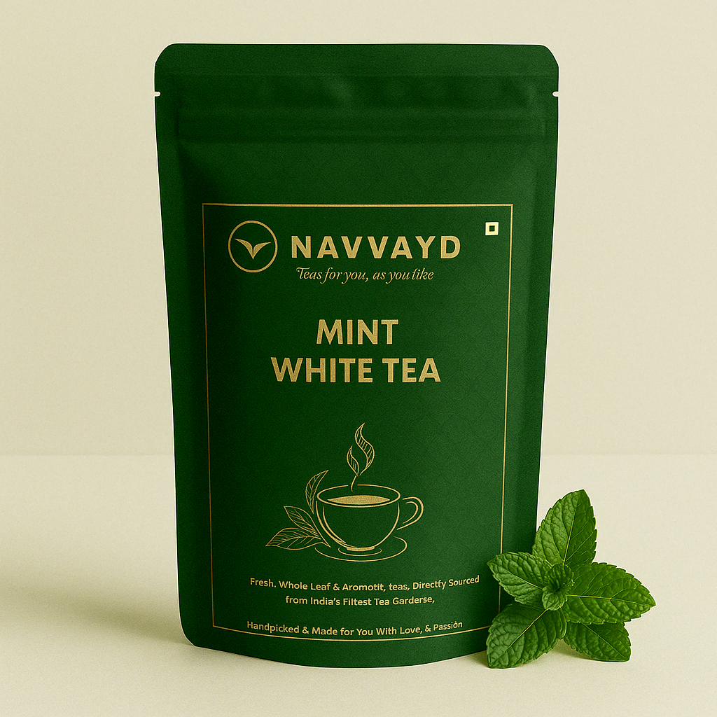 Navvayd Mint White Tea  - 100 gms