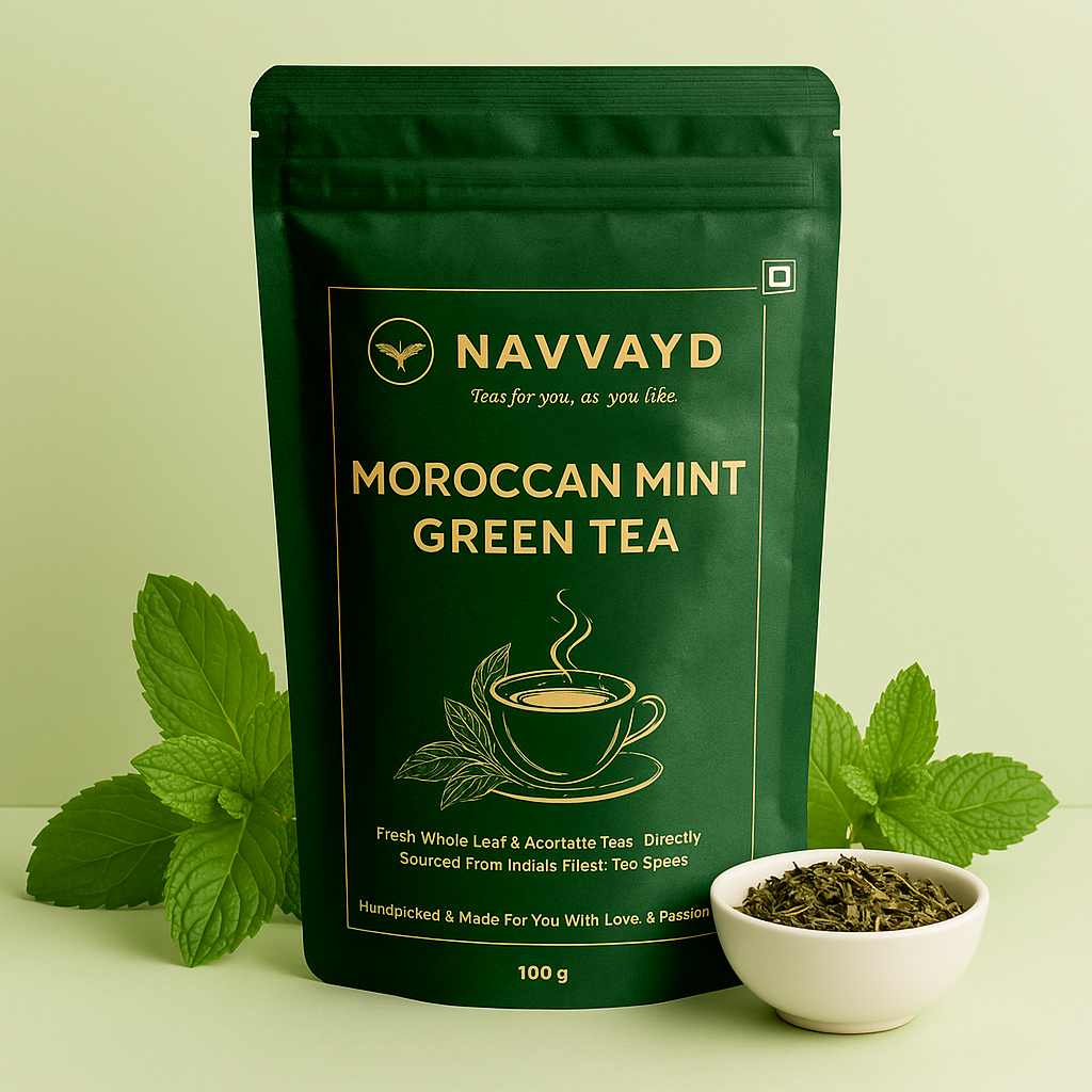 Navvayd Moroccan Mint Green Tea - 100 gms