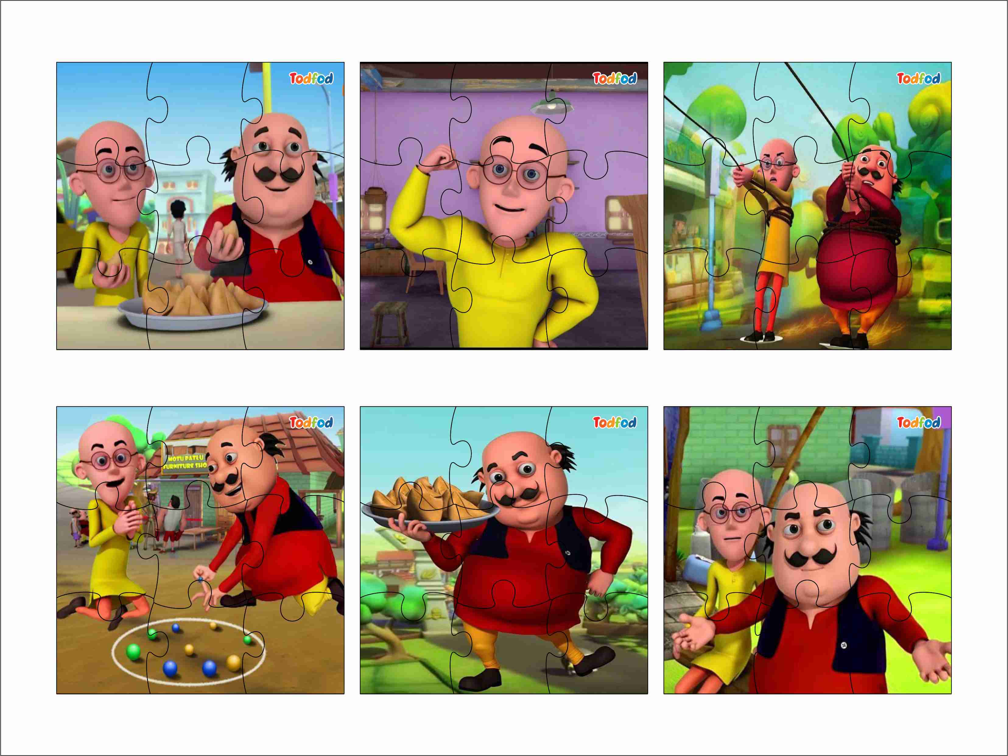Wooden Jigsaw Puzzle - Motu Patlu