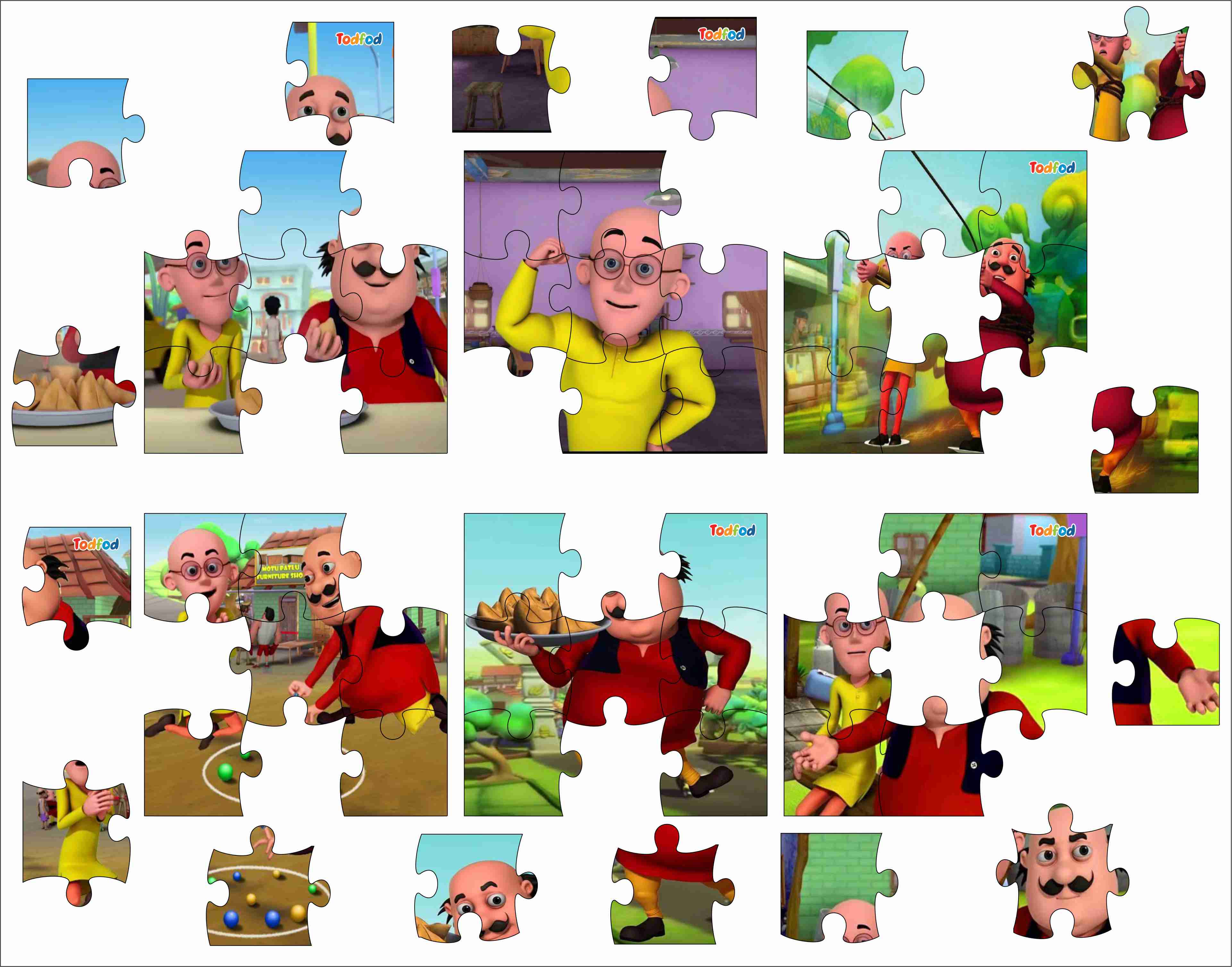 Wooden Jigsaw Puzzle - Motu Patlu