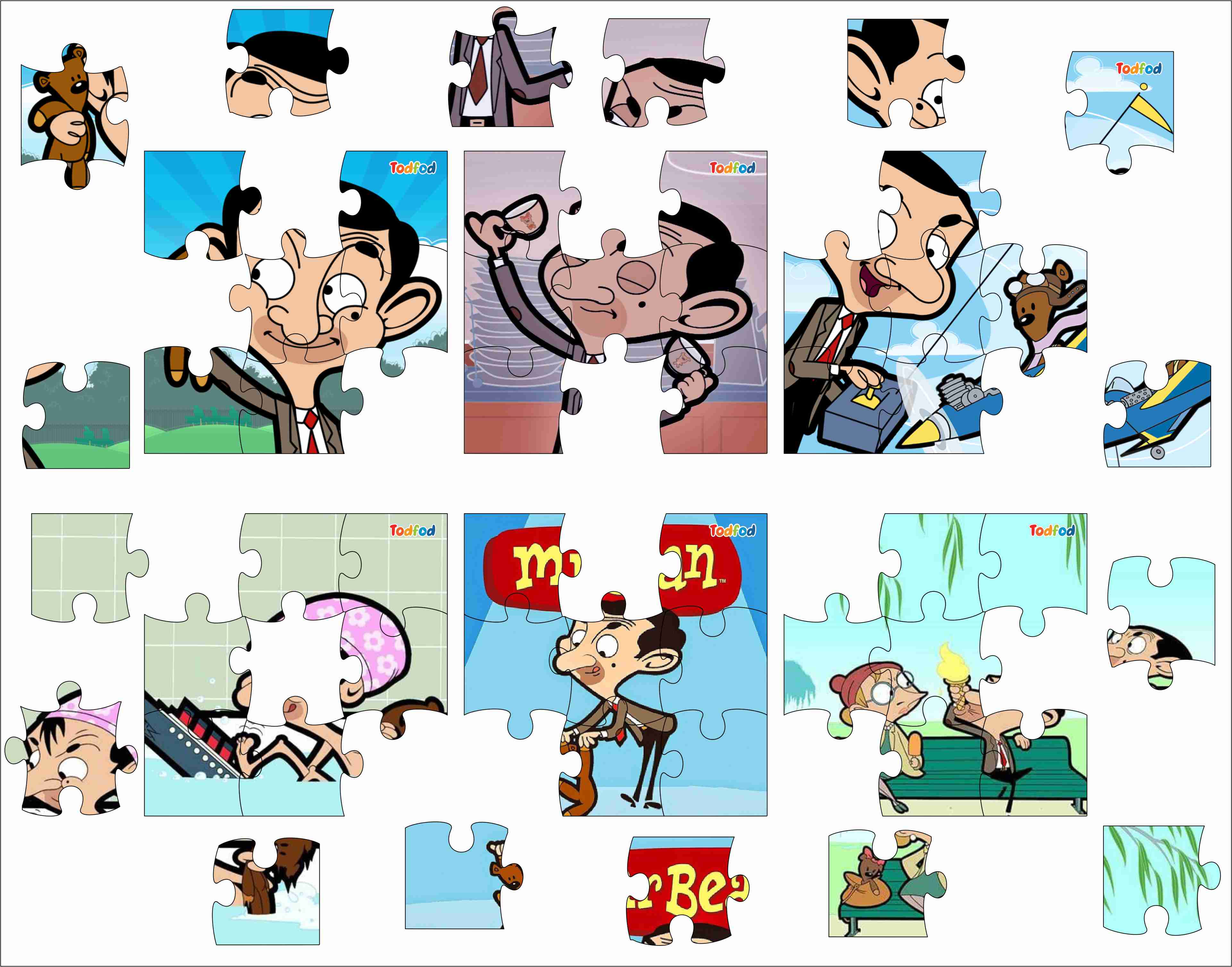 Wooden Jigsaw Puzzle - Mr. Bean