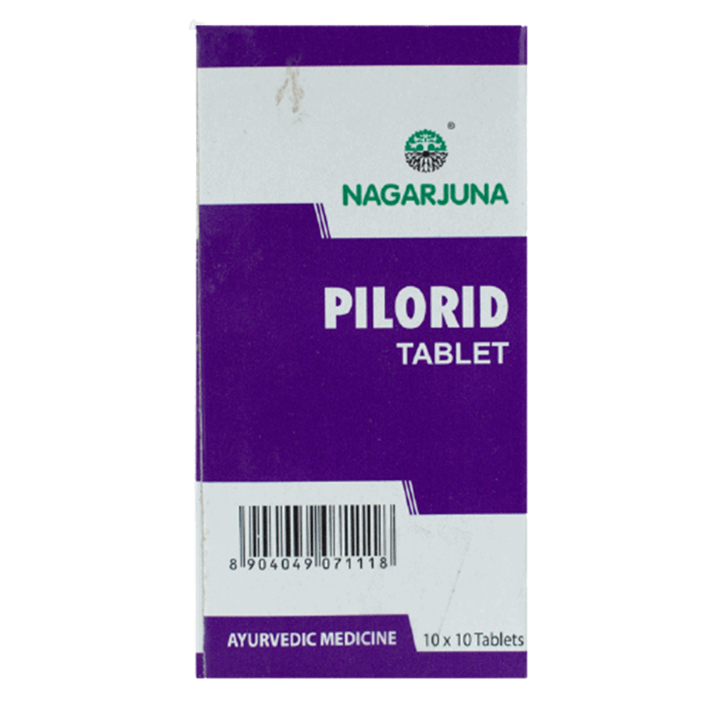 Nagarjuna Ayurveda Pilorid Tablets - 100 Tabs