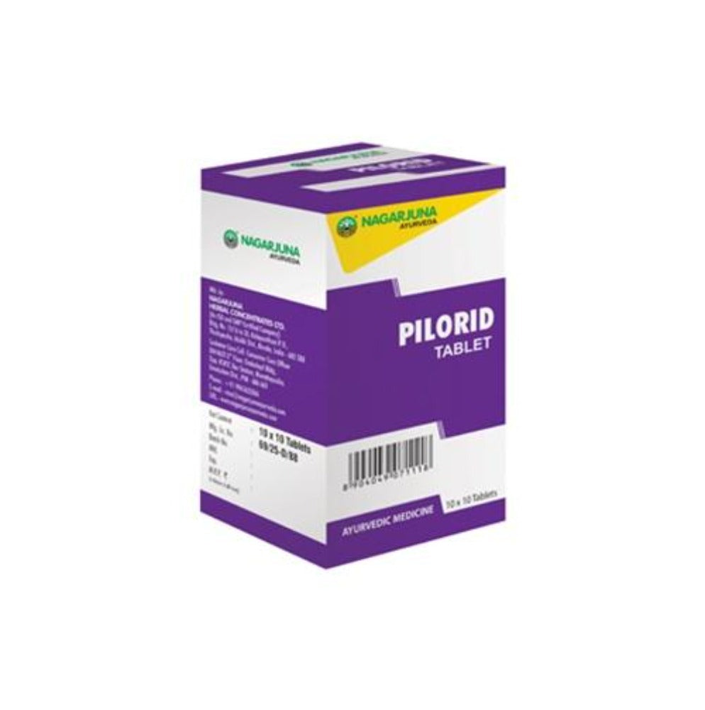 Nagarjuna Ayurveda Pilorid Tablets - 100 Tabs