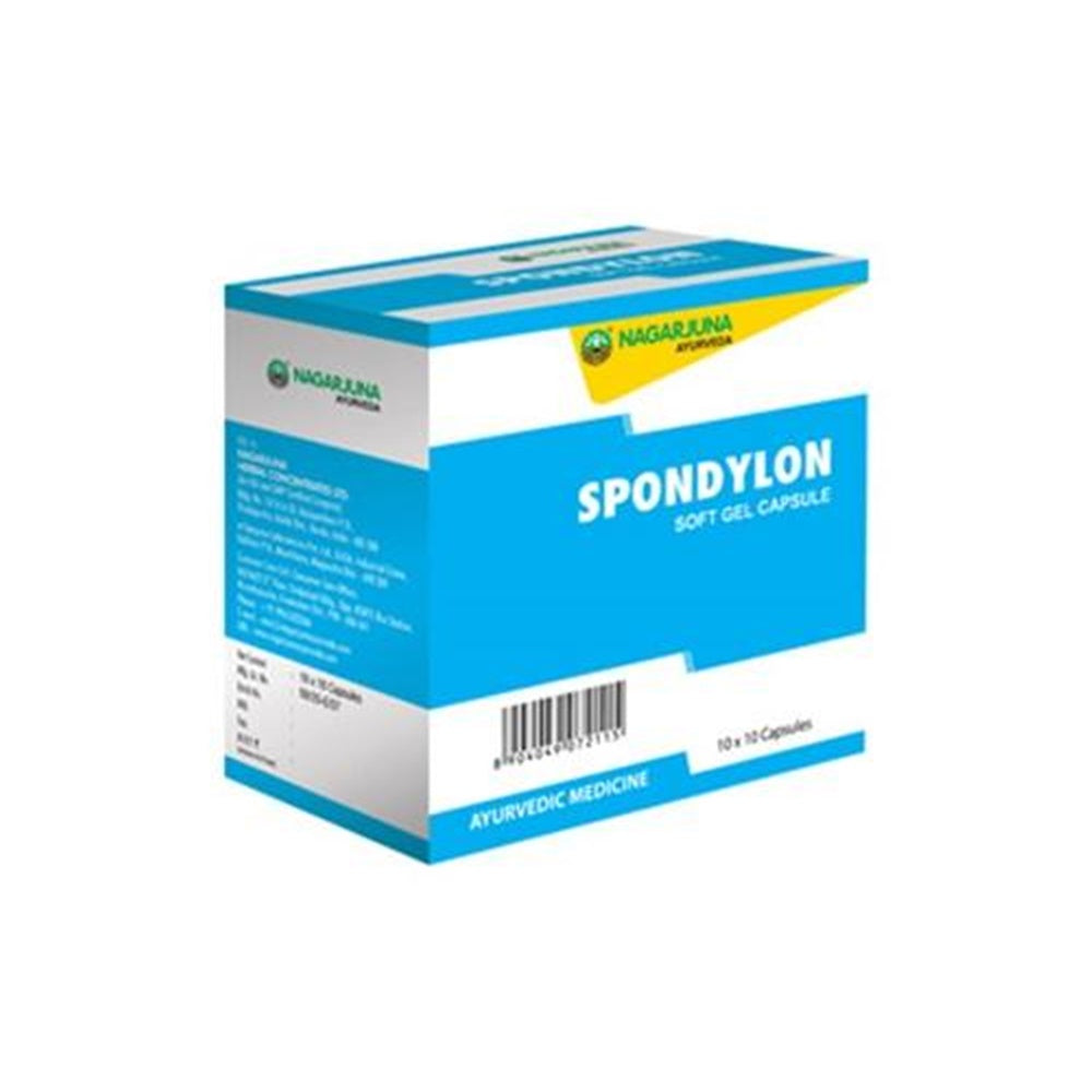 Nagarjuna Ayurveda Spondylon Capsules - 100 Tabs