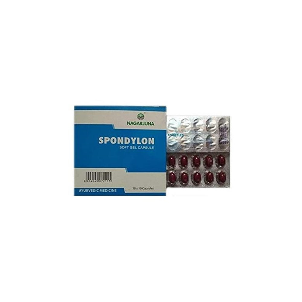 Nagarjuna Ayurveda Spondylon Capsules - 100 Tabs
