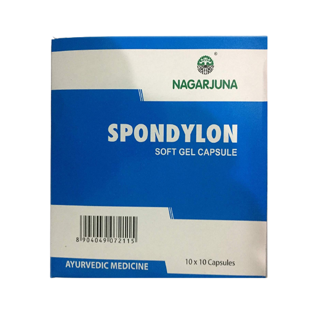 Nagarjuna Ayurveda Spondylon Capsules - 100 Tabs