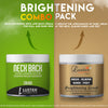 Luster Cosmetics Neck D-Tan Combo | Neck Back Cream & Neck-Elbow & Knee-Feet Brightening Scrub – 2X100ml