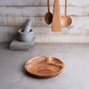 Zishta Neem Wood Dinner Plate Kids Plate -  Medium