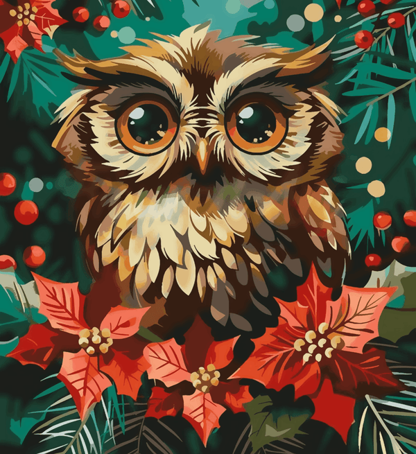 Paint Waint Colorful Owl