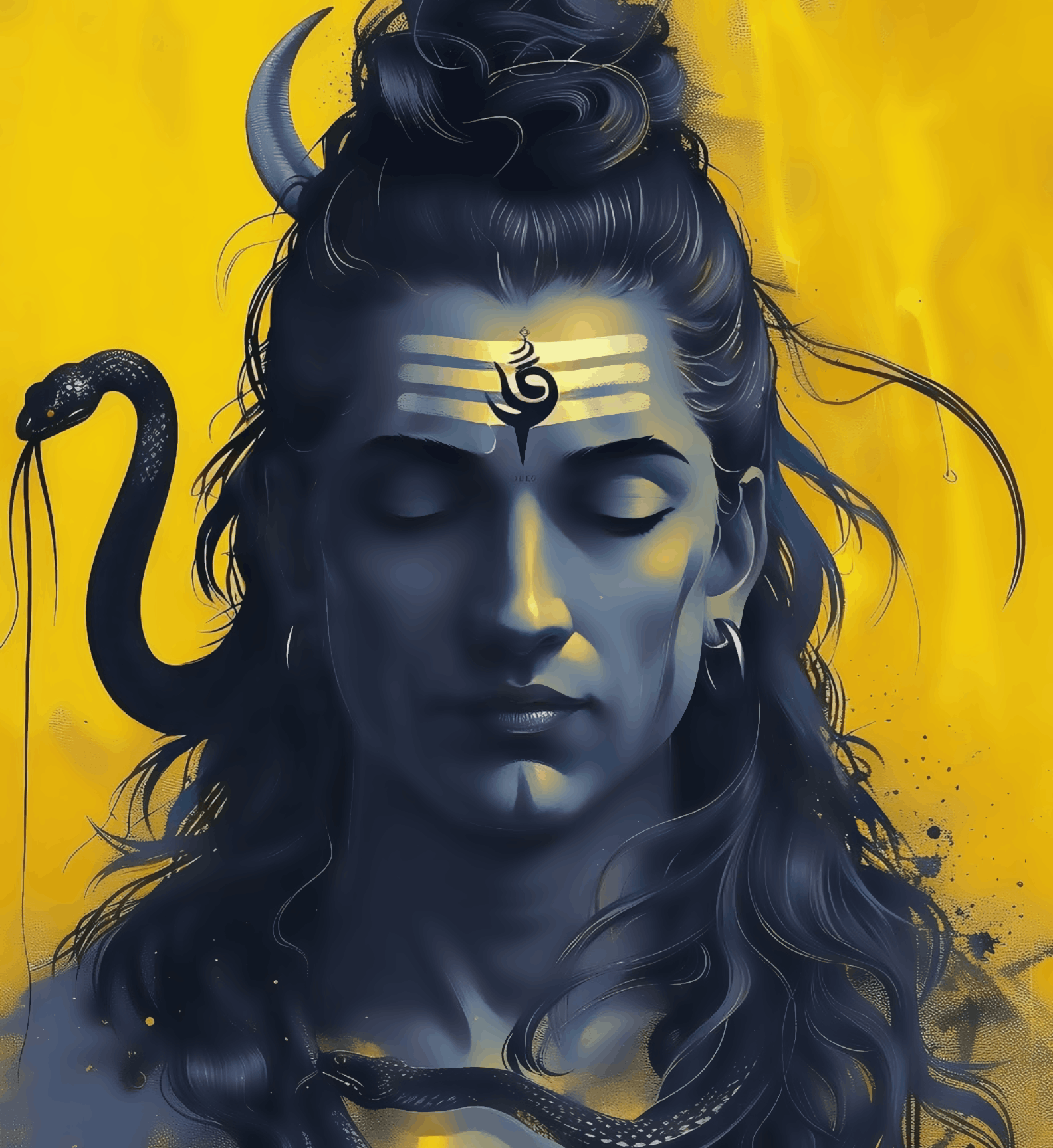 Shivji Meditating in Peace