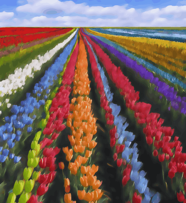 Paint Waint Coloring Flowers Farm