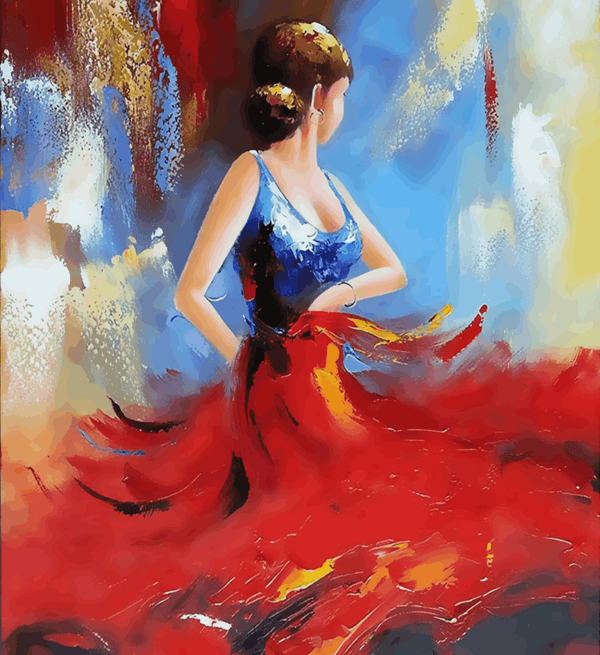 Paint Waint Lady Dancing