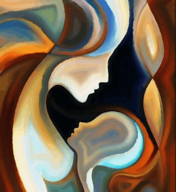 Paint Waint Abstract Lady Portrait