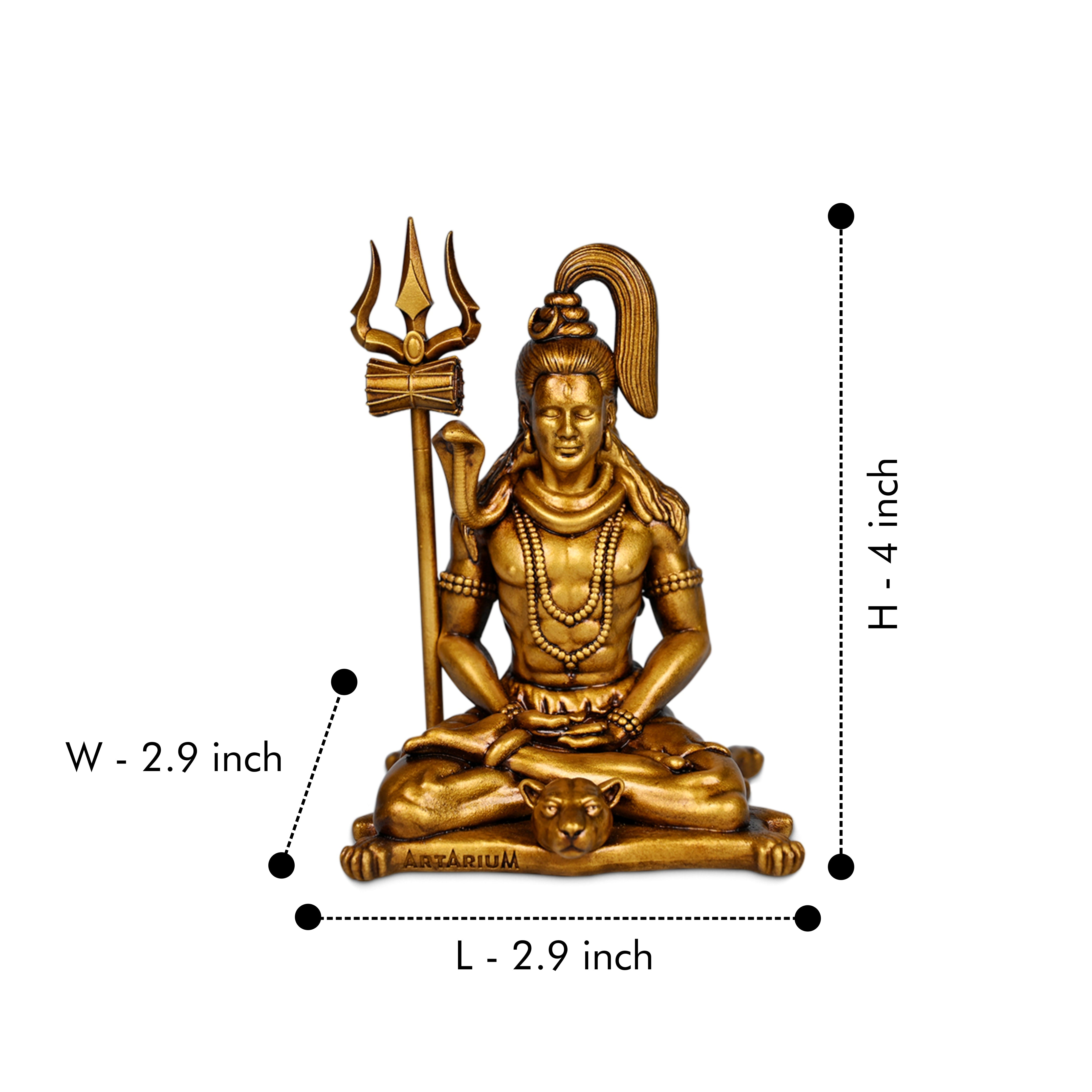 Artarium Meditating Lord Shiva Idol