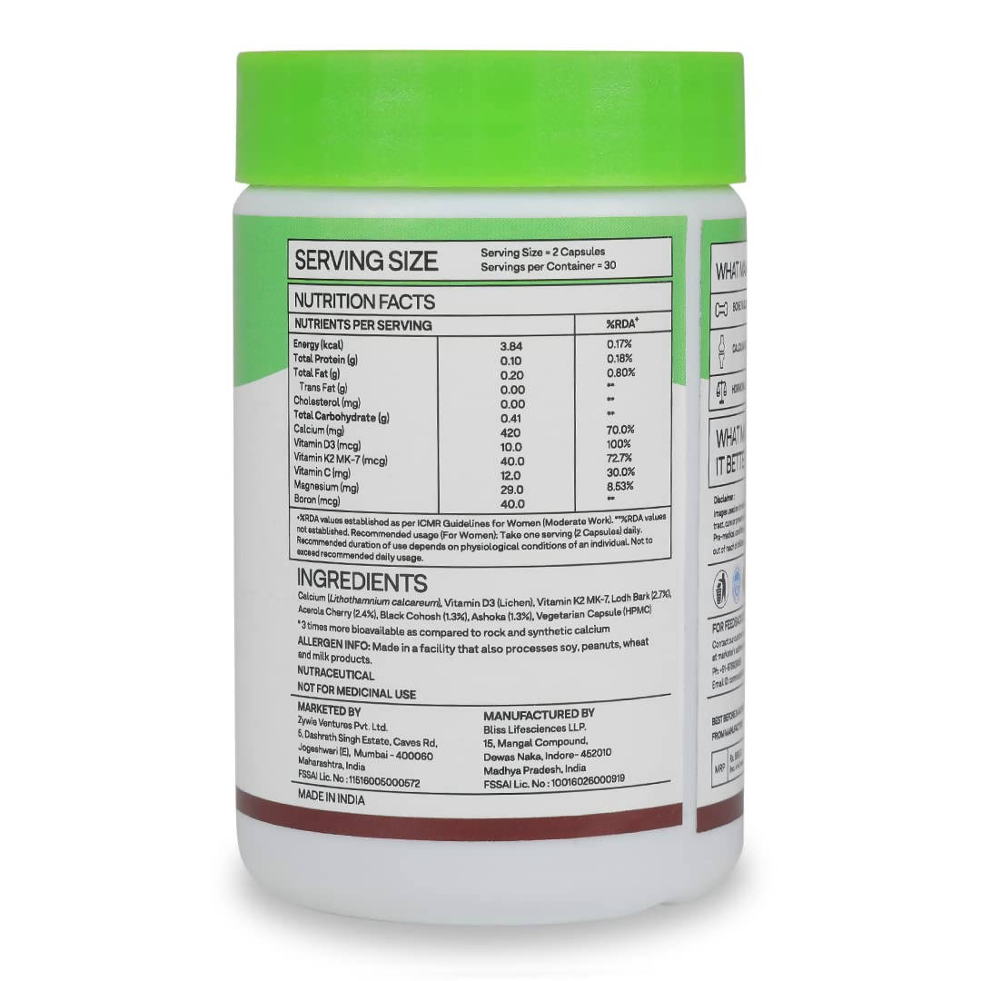 OZiva Plant Based HerBones Capsules - 60  capsules