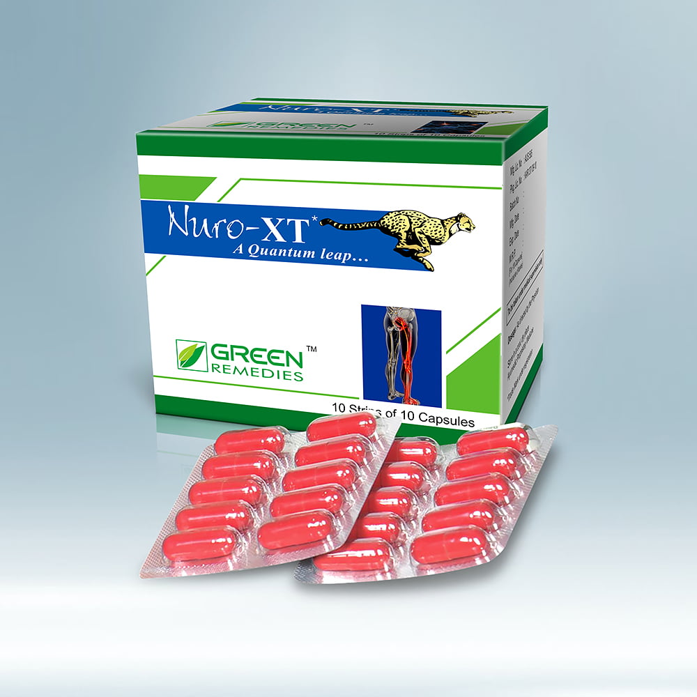 Green Remedies Nuro XT for the Best Nerve Health - 10 Capsules
