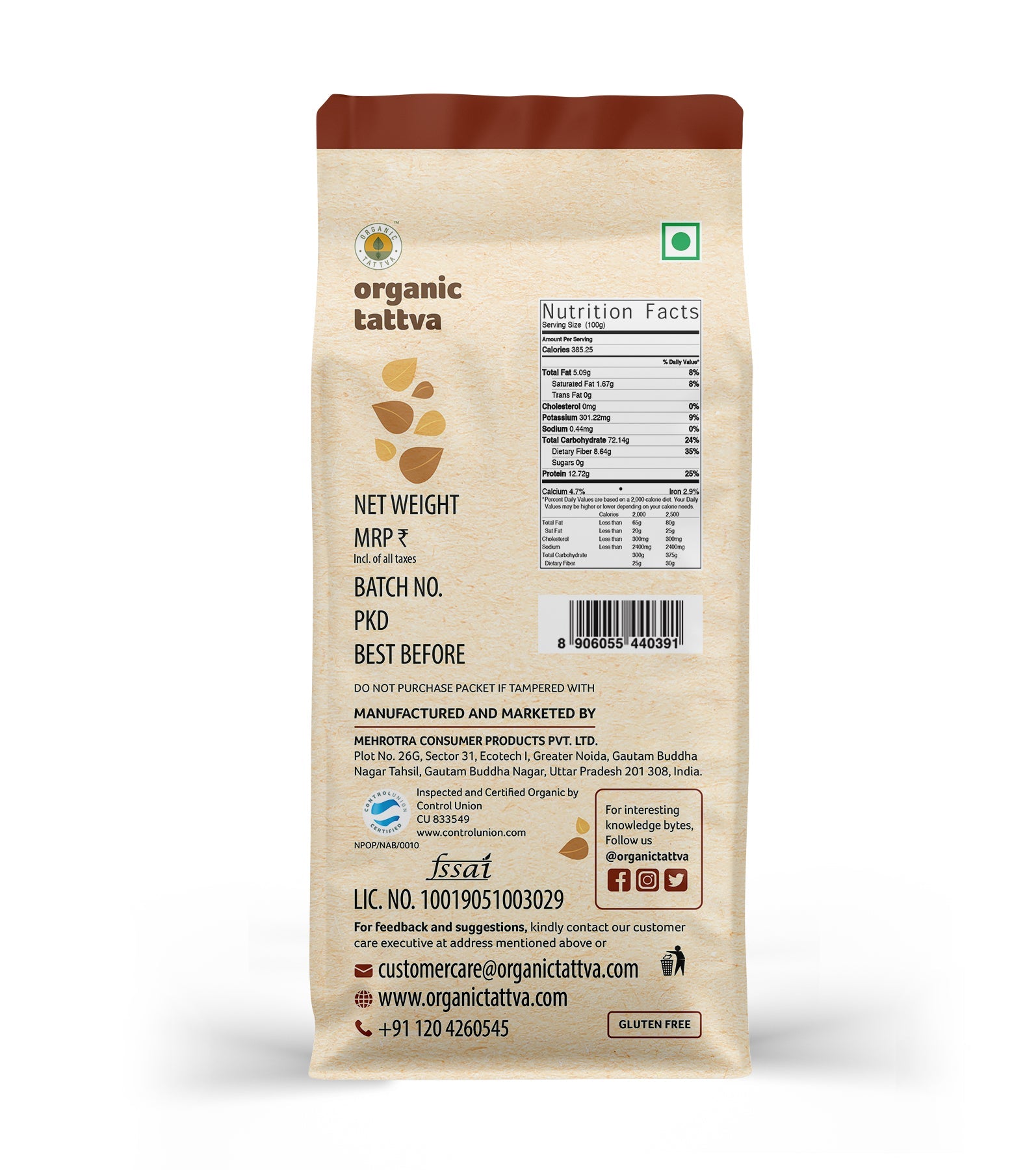 Organic Tattva Bajra Flour