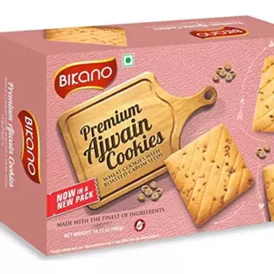 Bikanervala Bikano Ajwain Cookie - 400 gms - Pack of 3