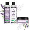 Love Beauty & Planet Natural Argan Oil & Lavender Anti-Frizz, Smoothening Combo - Shampoo, Conditioner & Mask Combo - ( 200ml+200ml+200ml )