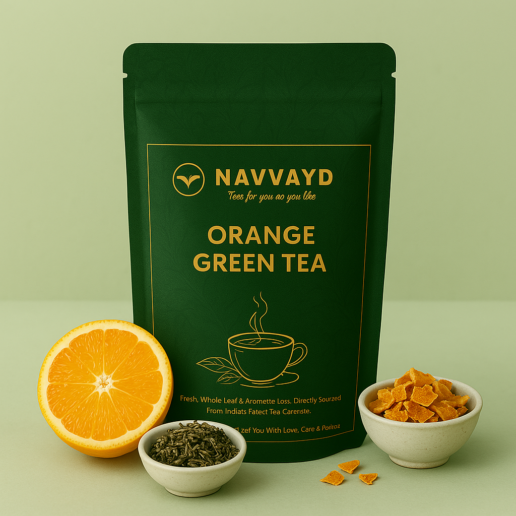 Navvayd Orange Green Tea - 100 gms