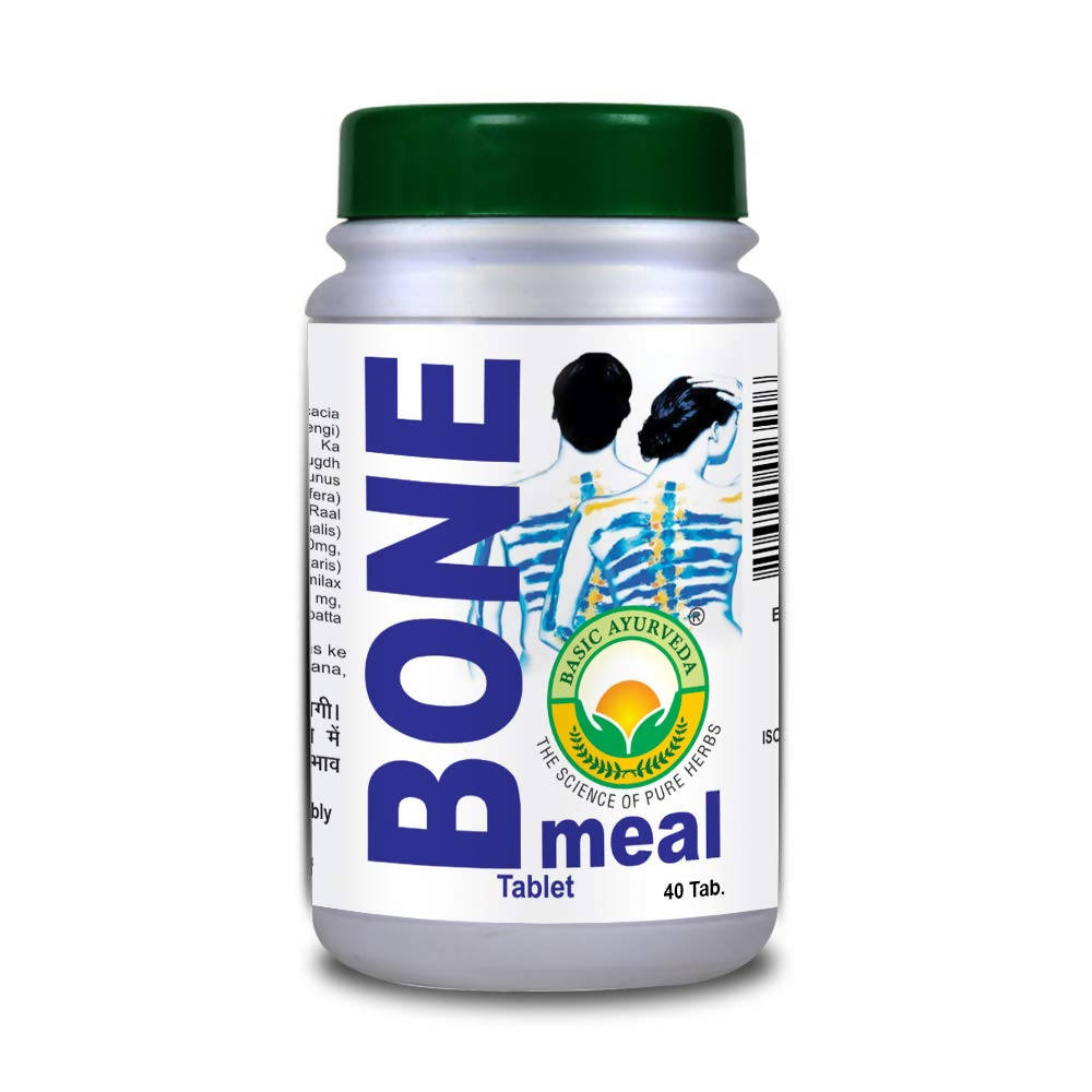 Basic Ayurveda Bone Meal Tablets - 40 Tablets
