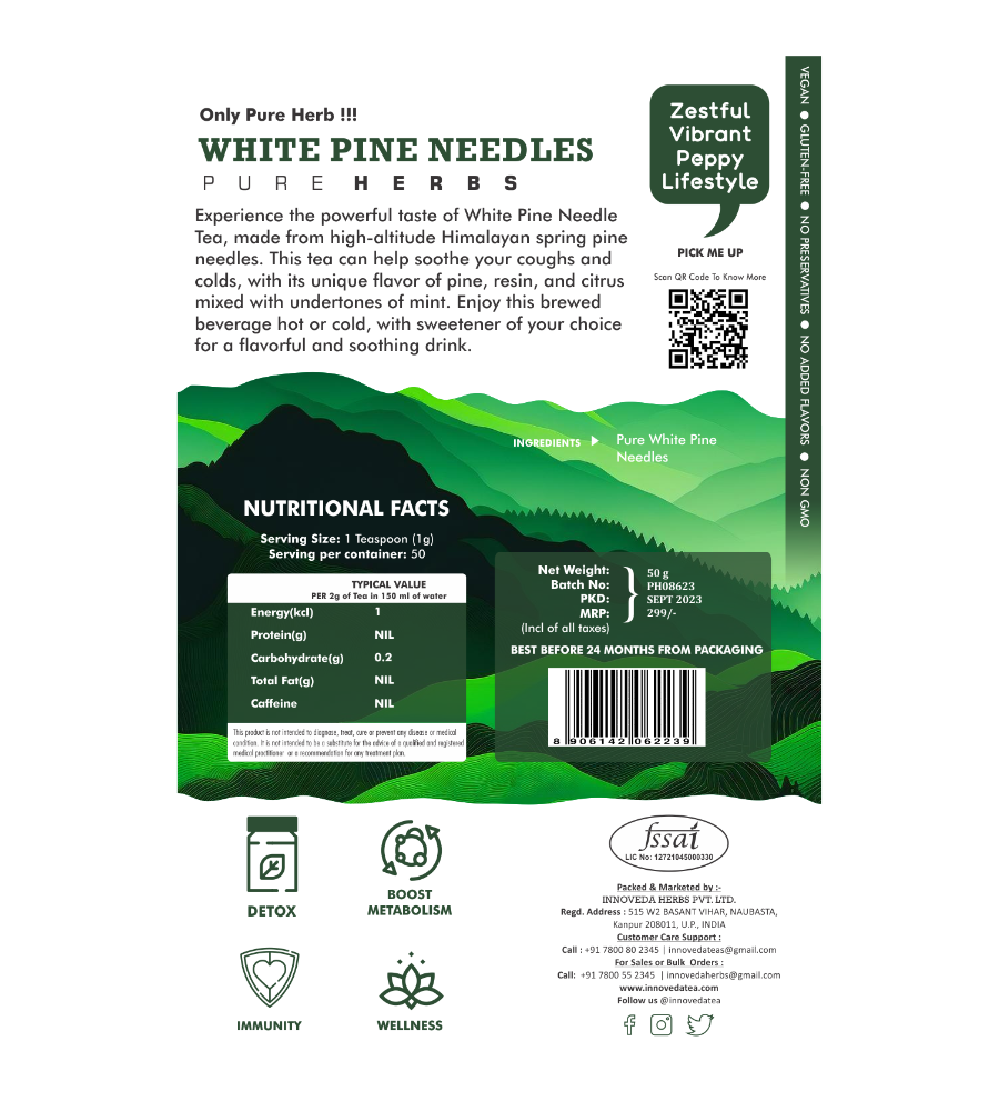 Innoveda White Pine Needle Tea - 50 gms