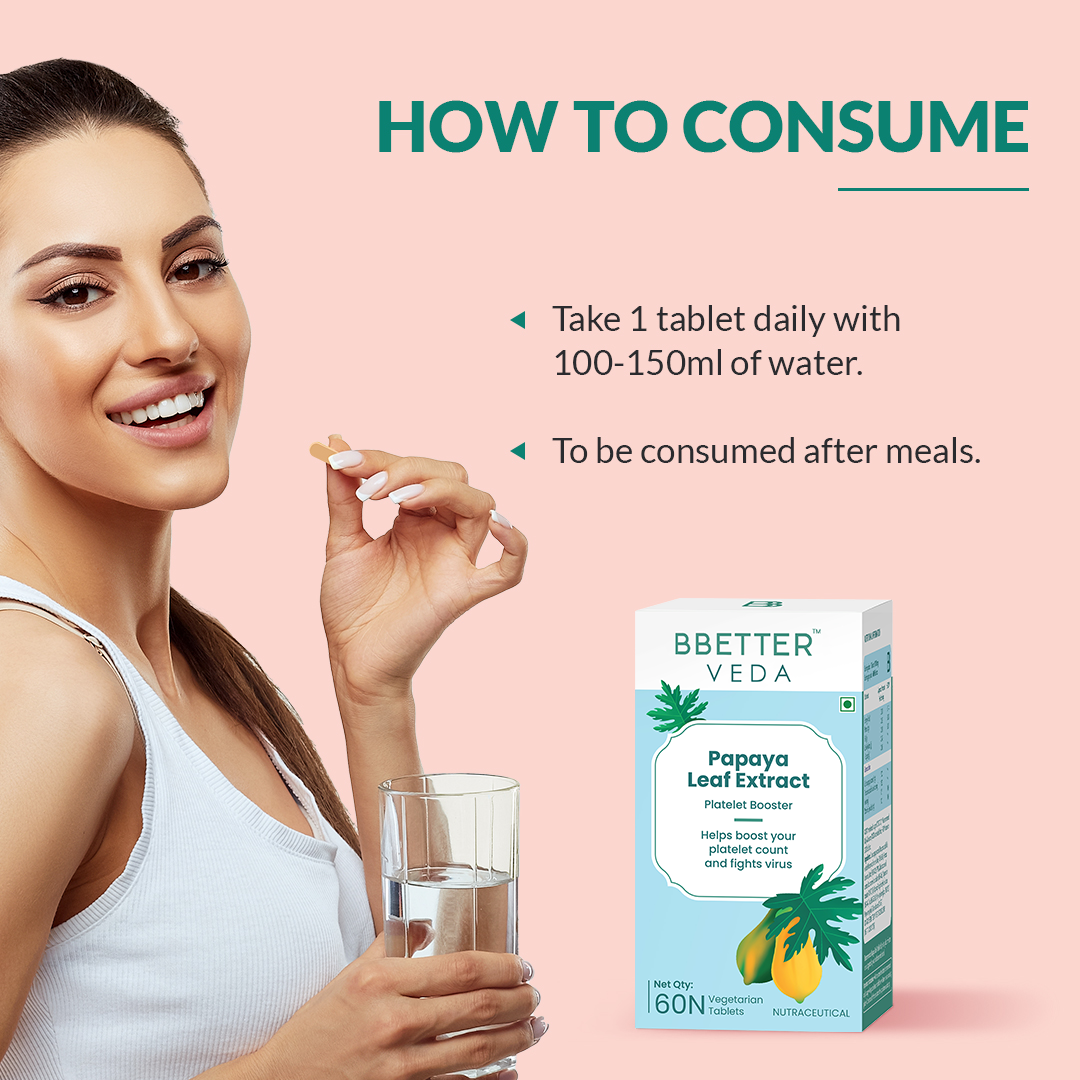 Bbetter Papaya Leaf Extract - 60 tabs
