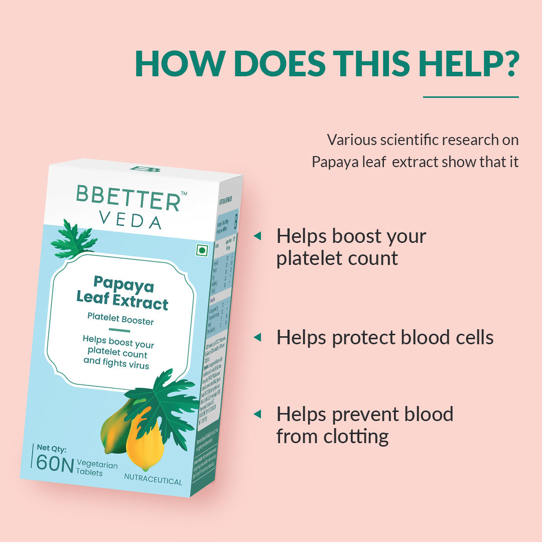 Bbetter Papaya Leaf Extract - 60 tabs