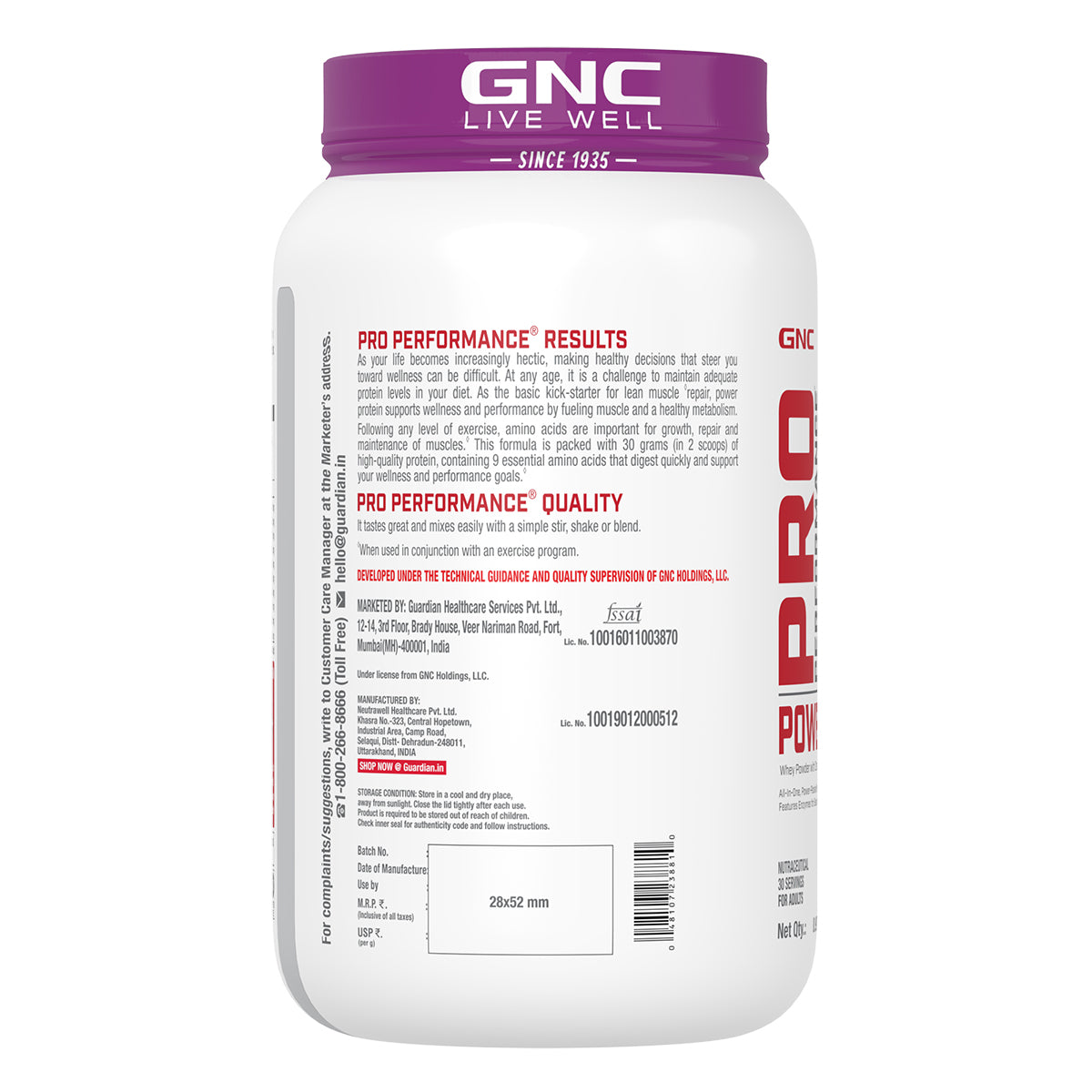 GNC Pro Performance Power Protein 6-in-1 Stack for Increased Strength
