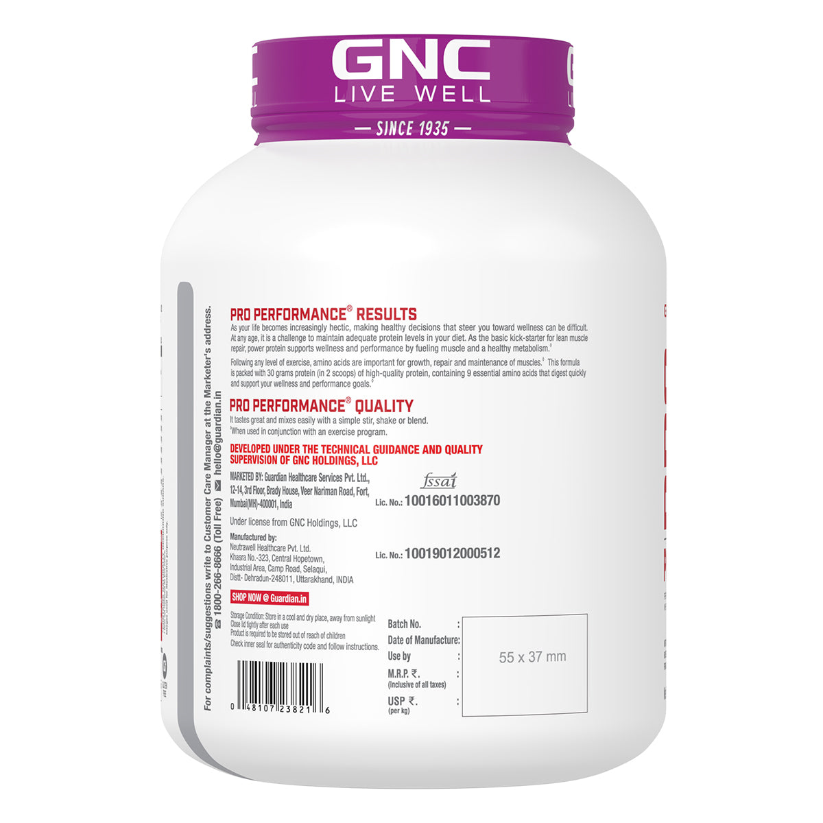 GNC Pro Performance Power Protein 6-in-1 Stack for Increased Strength