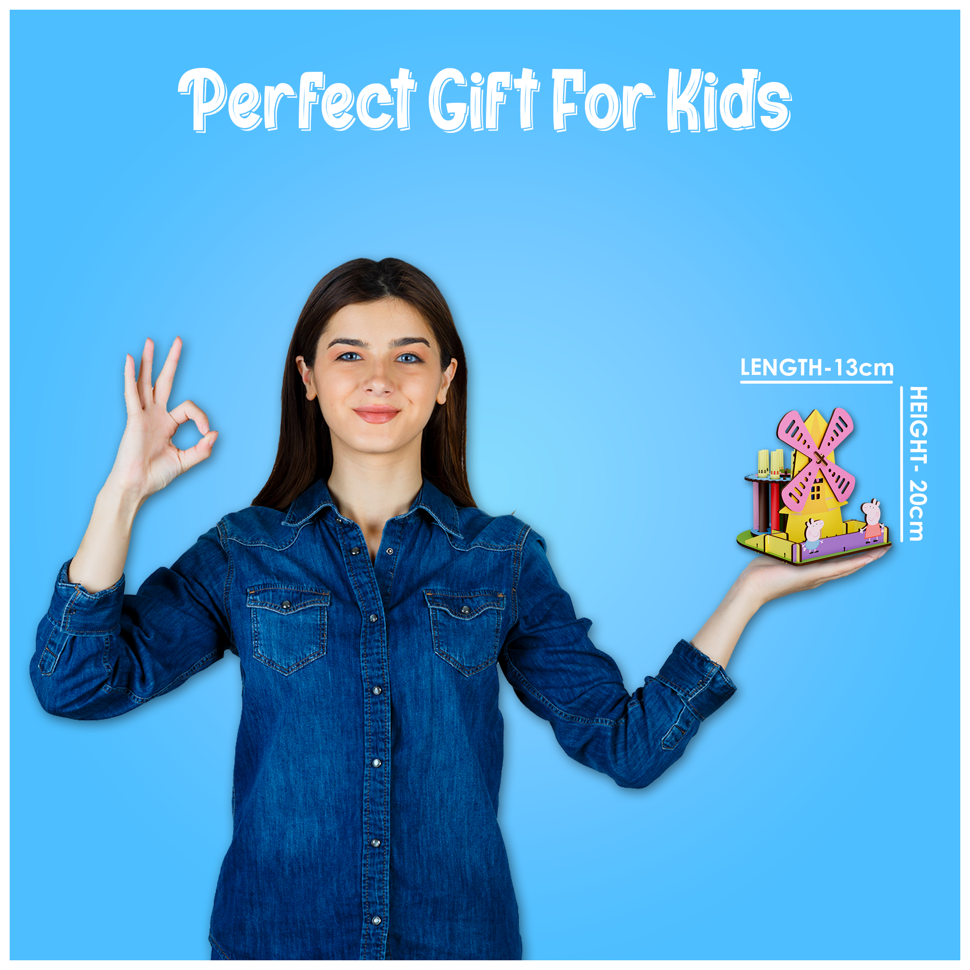 Peppa's DIY Windmill Pen Stand- Learn about Electricity