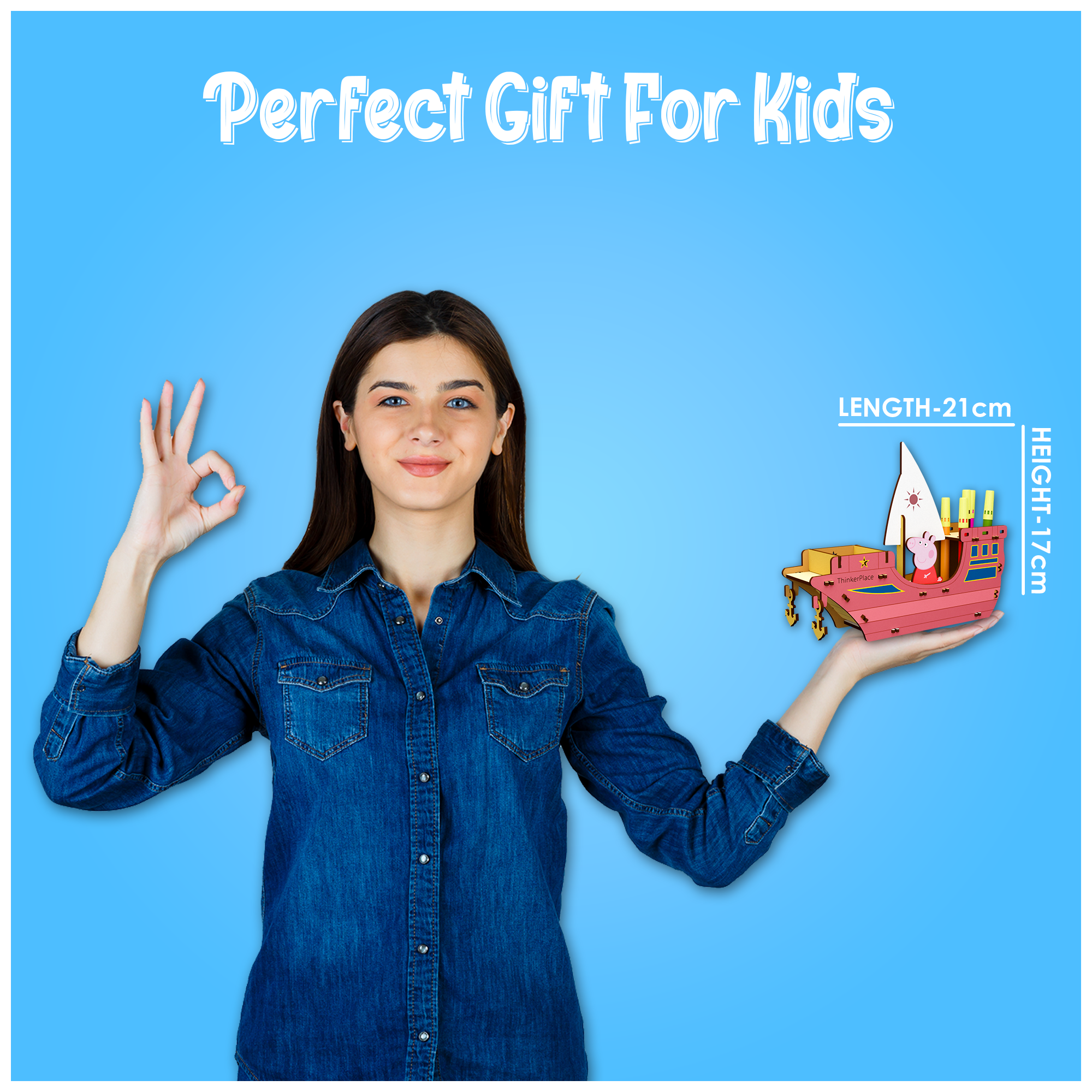 Peppa's DIY Coloring Ship Pen Stand- Learn about Ships