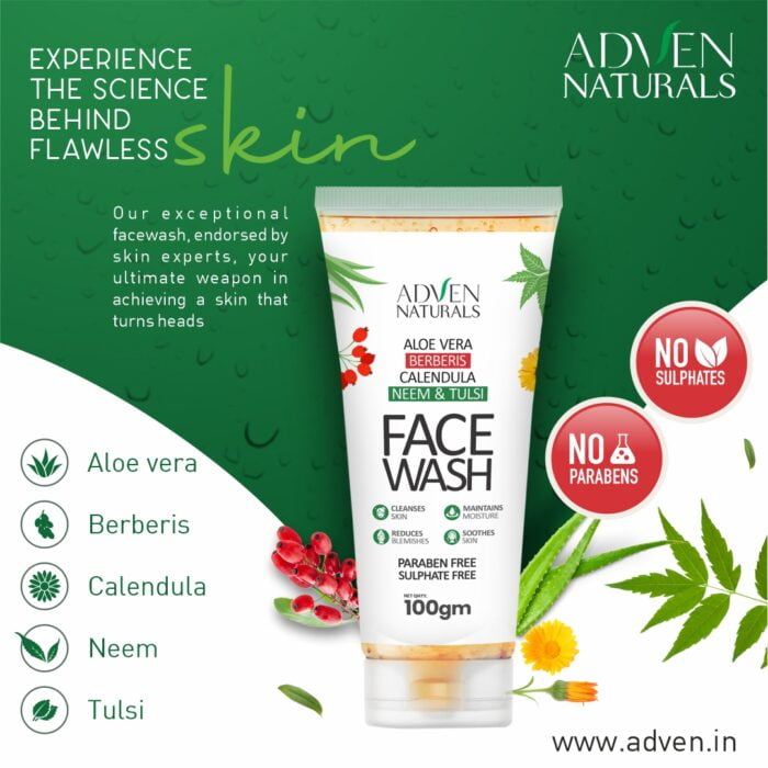 Adven Naturals Face Wash - 100 gms