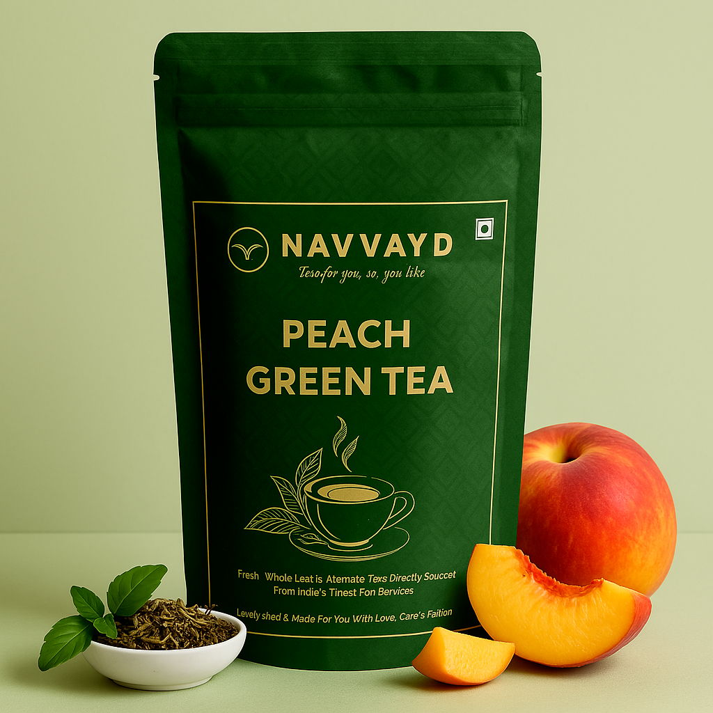 Navvayd Peach Green Tea - 100 gms