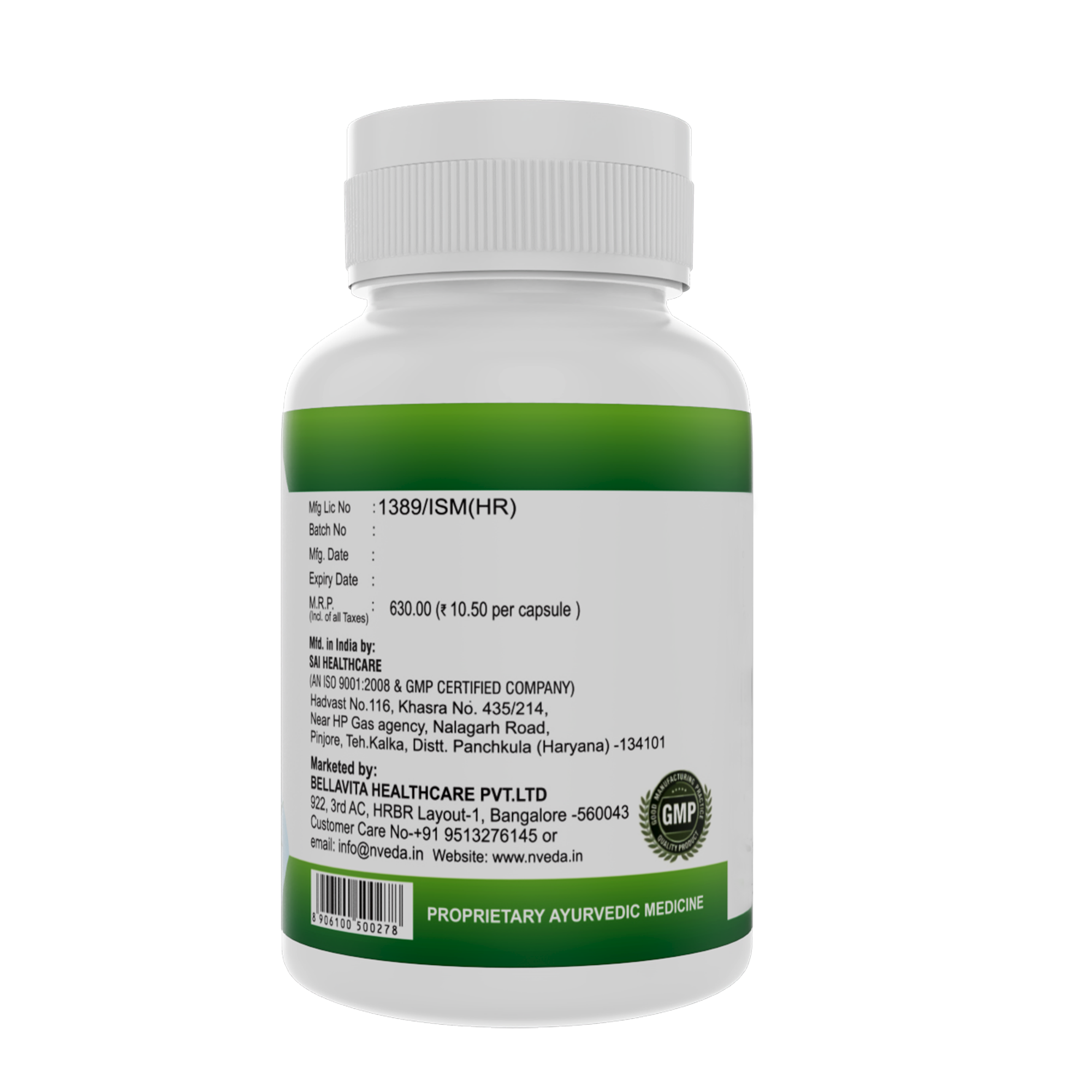 Nveda Period Pain Relief - 60 capsules
