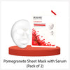 Dr.rashel Pomegranate Sheet Mask with Serum (pack of 2)