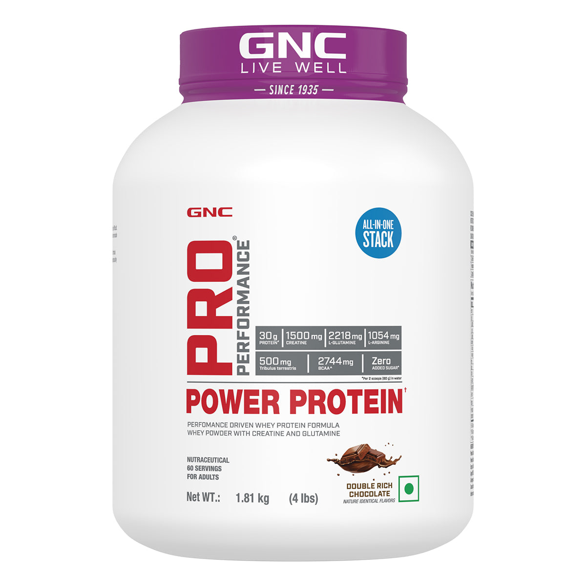 GNC Pro Performance Power Protein 6-in-1 Stack for Increased Strength