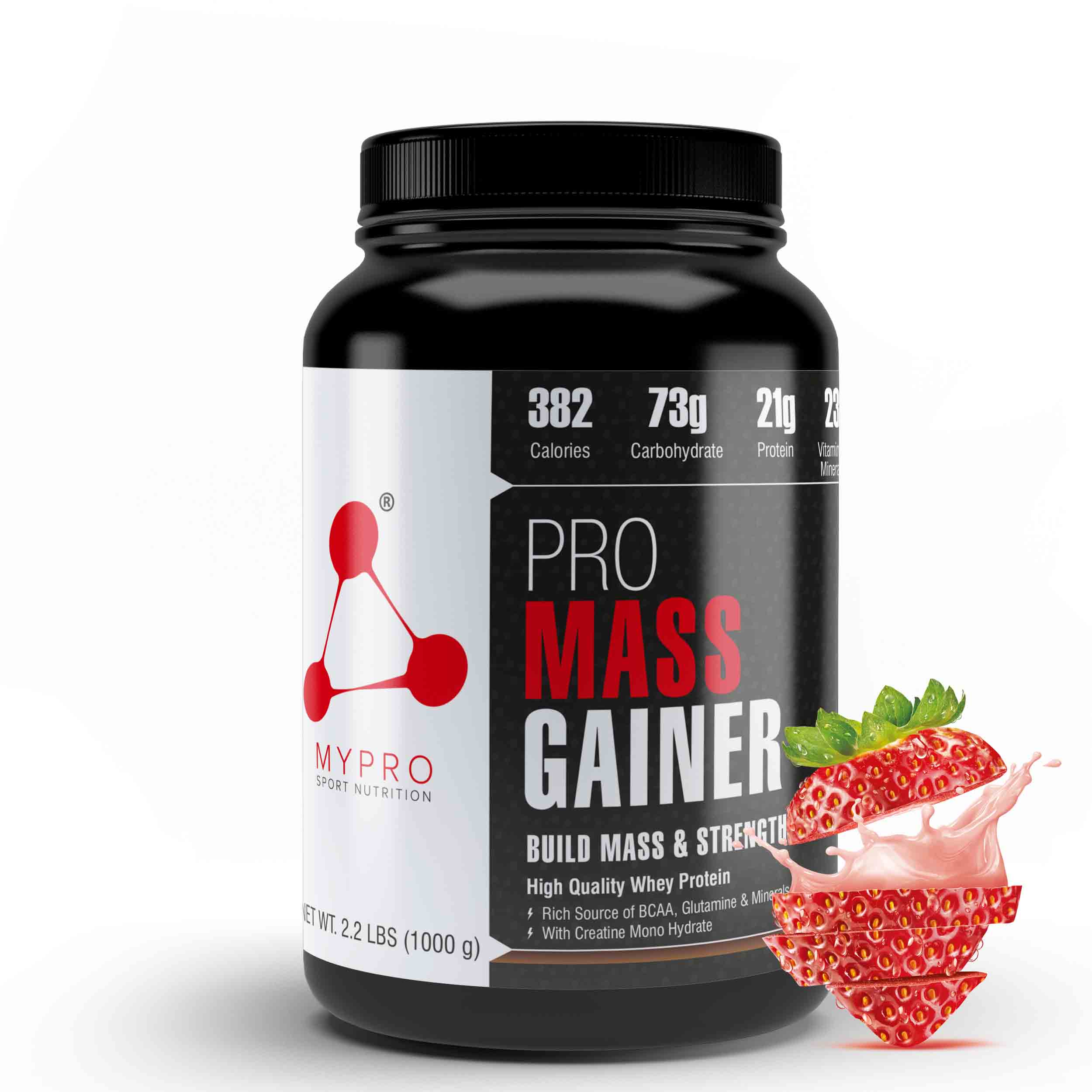 My Pro Sport Nutrition High Protein Pro Mass Gainer Supplement Powder-33 Scoops